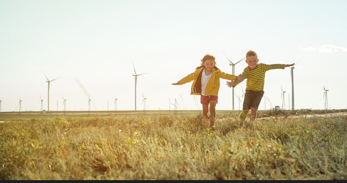 wind-turbine-and-children-playing.