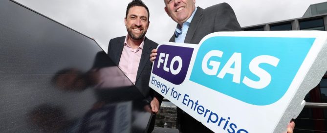 Barry Murphy, Energy Services and Renewables Director at Flogas, Steven Bray, Managing Director at Alternative Energy Ireland