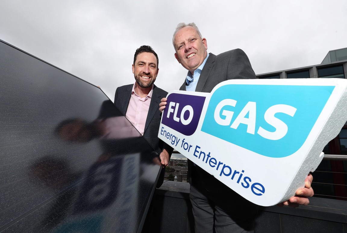 Barry Murphy, Energy Services and Renewables Director at Flogas, Steven Bray, Managing Director at Alternative Energy Ireland